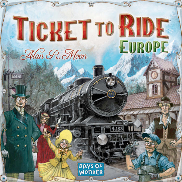 Ticket To Ride Europe Board Game Ticket To Ride Europe Board Game